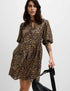 Marks & Spencer "Lyocell Rich Leopard Print Mini Waisted Dress"